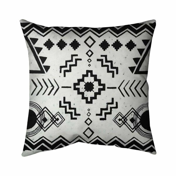 Fondo 20 x 20 in. Ethnic Patterns-Double Sided Print Indoor Pillow FO3345388